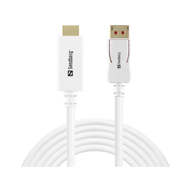 DisplayPort 1.4 HDMI 4K/60Hz, White (2m)