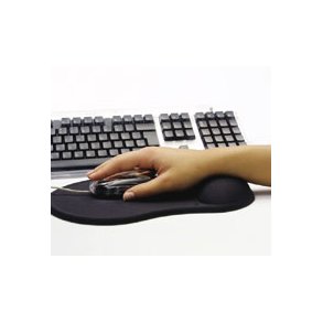 Mouse Pad w/gelsupport, Black