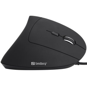 Sandberg Wired Vertical Mouse, Black