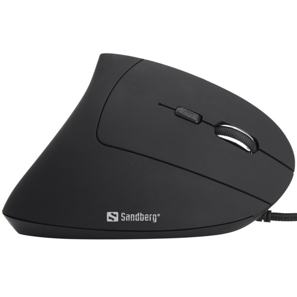 Sandberg Wired Vertical Mouse, Black