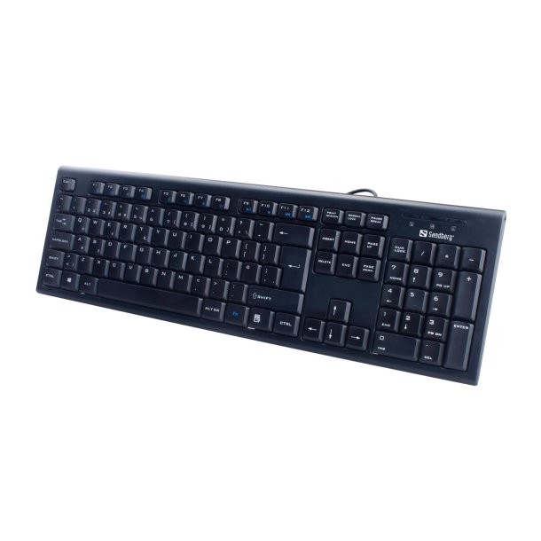 Wired USB Office Keyboard, Black (Nordic)