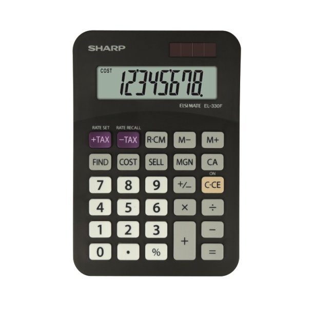 SHARP Bordregner EL-330FB sort