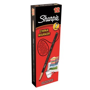 Marker Sharpie China 2,0mm sort
