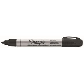 Marker Sharpie metall lille 1/3mm sort