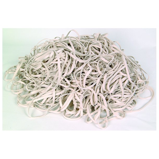 Gummib�nd 180x10,0mm hvid (1000g)