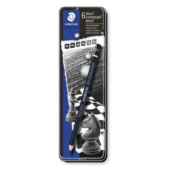 Blyant Mars Lumograph ass sort (6)