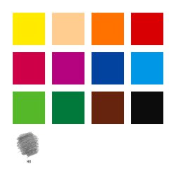 Farveblyant Noris SET Colour ass (12)