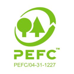 Farveblyant Noris Upcycled Wood trekantet (36)