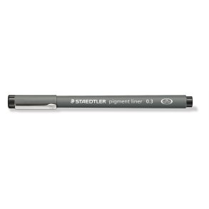 Fineliner pigment liner 0,3mm sort
