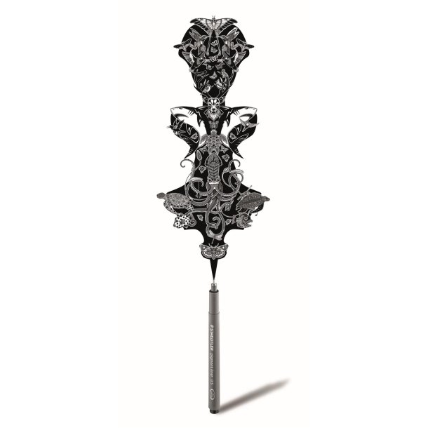 Fineliner pigment liner ass sort (6)