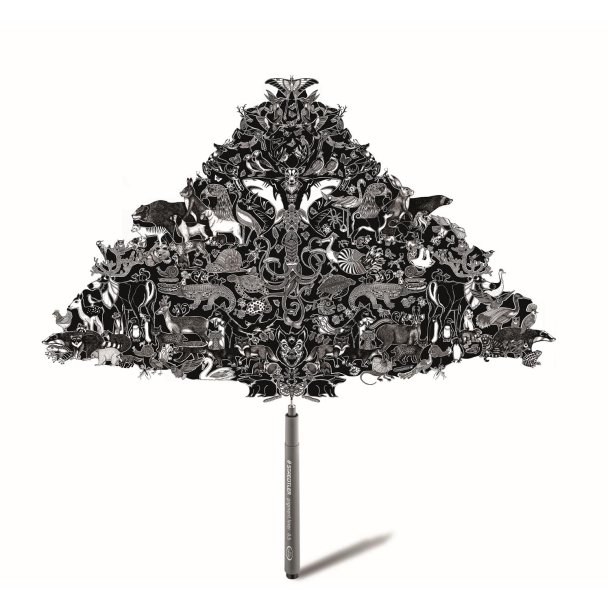 Fineliner pigment liner ass sort (6)