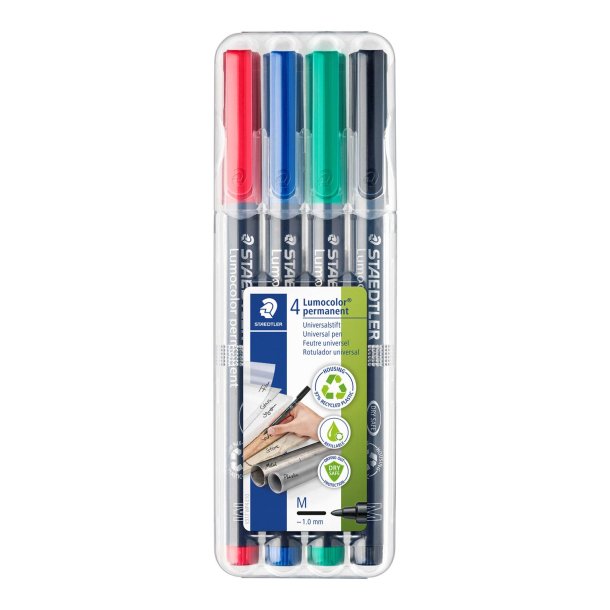 Marker Lumocolor Perm 1,0mm ass (4)