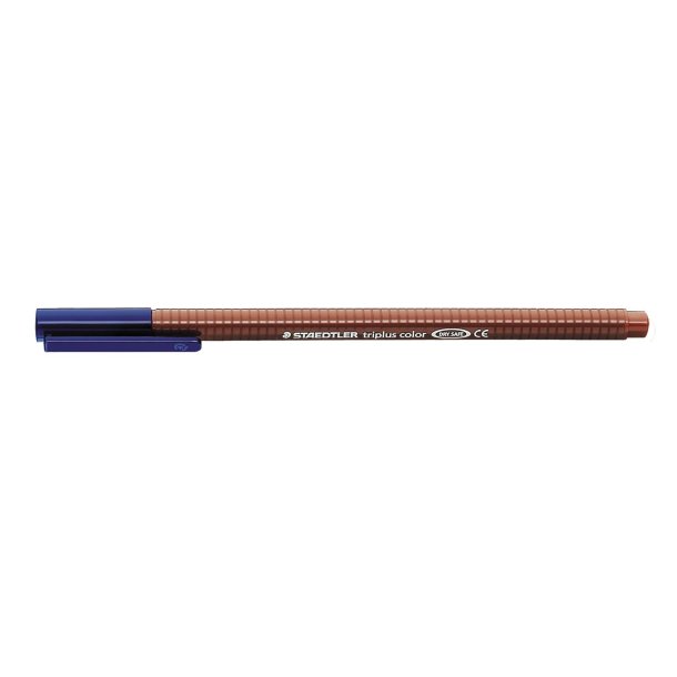 Fiberpen Triplus Color 1,0mm van dyck brun
