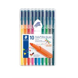 Fiberpen Triplus Color 1,0mm ass (10)