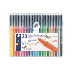 Fiberpen Triplus Color 1,0mm ass (20)