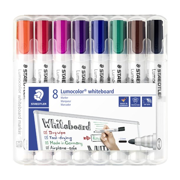 WB Marker Lumocolor rund 2mm ass (8)
