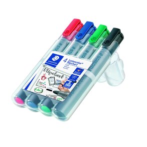 Marker Lumocolor flipchart rund 2mm ass (4)