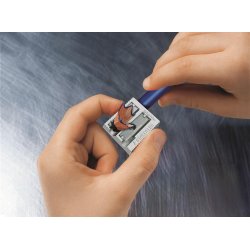 Blyantspidser metal dobbelt hul 10,2mm