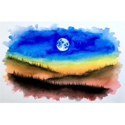 Farveblyant til akvareltegning mixed st (18)