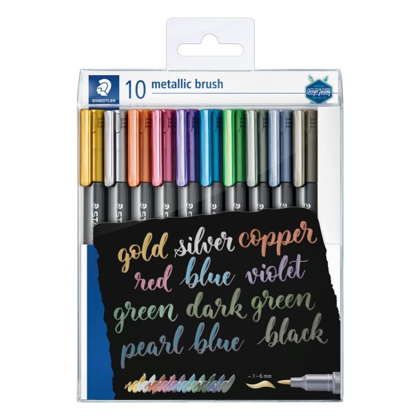Marker Metallic brush ass (10)