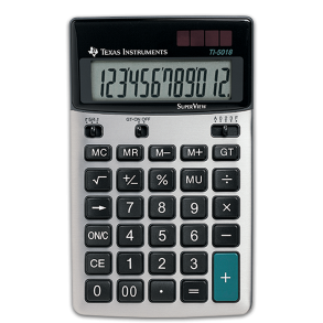 Texas TI-5018 SV desktop calculator