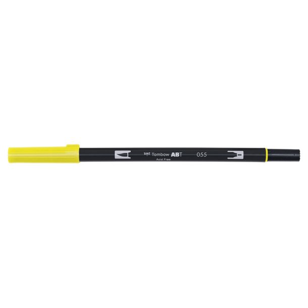 Marker Tombow ABT Dual Brush 055 process yellow