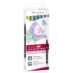 Marker Tombow ABT Dual Brush 6C-2 Pastel carton (6)