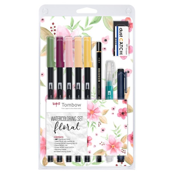 Marker Tombow ABT Dual Brush st Floral (9)