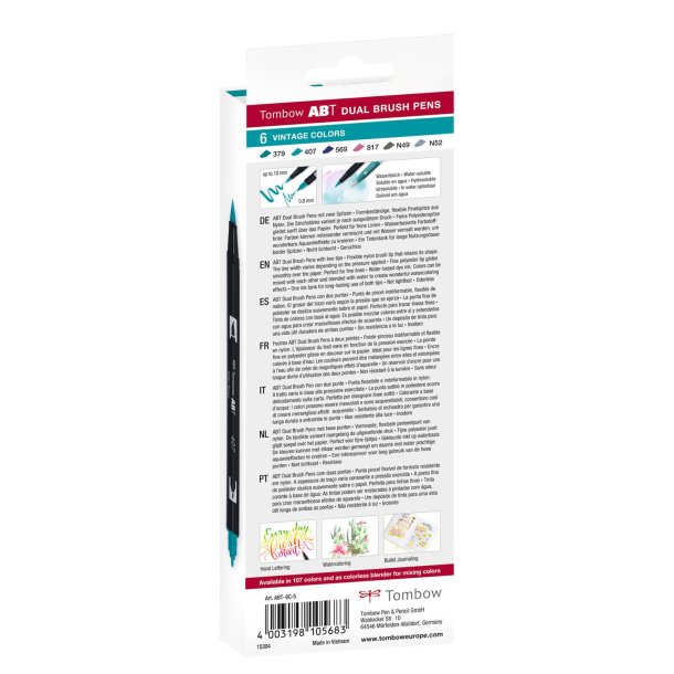 Marker Tombow ABT Dual Brush 6C-5 Vintage carton (6)