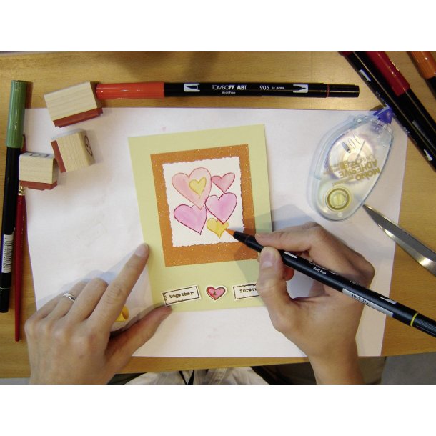 Marker Tombow ABT Dual Brush 090 lemon cream