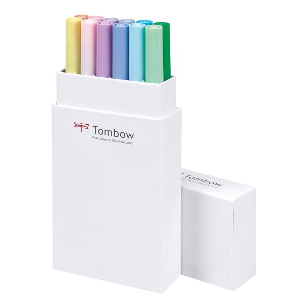 Marker Tombow ABT Dual Brush 12P-2 Pastel (12)