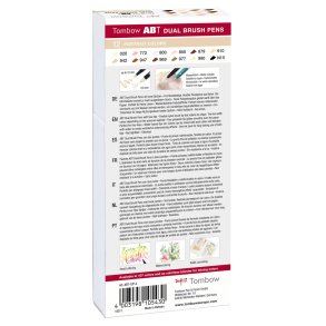 Marker Tombow ABT Dual Brush 12P-4 Portrait colours (12)
