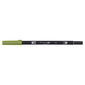 Marker Tombow ABT Dual Brush 158 dark olive