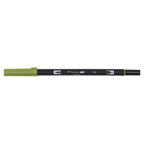 Marker Tombow ABT Dual Brush 158 dark olive