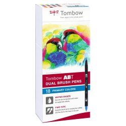 Marker Tombow ABT Dual Brush 18P-1 Basic 1 (18)