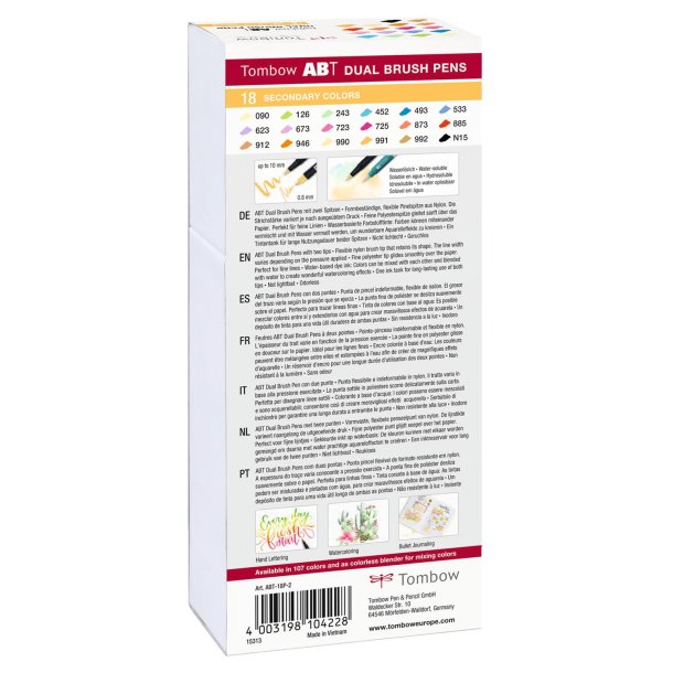 Marker Tombow ABT Dual Brush 18P-2 Basic 2 (18)