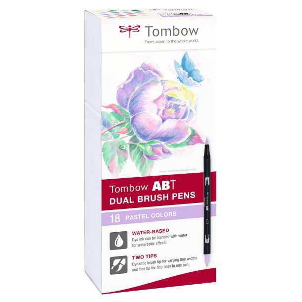 Marker Tombow ABT Dual Brush 18P-5 Pastel (18)