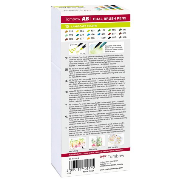 Marker Tombow ABT Dual Brush 18P-6 Landscape carton (18)
