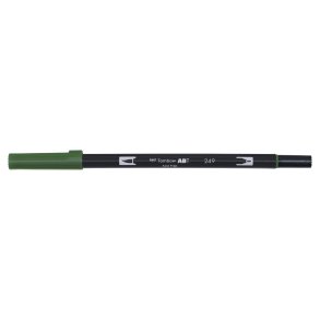 Marker Tombow ABT Dual Brush 249 hunter green