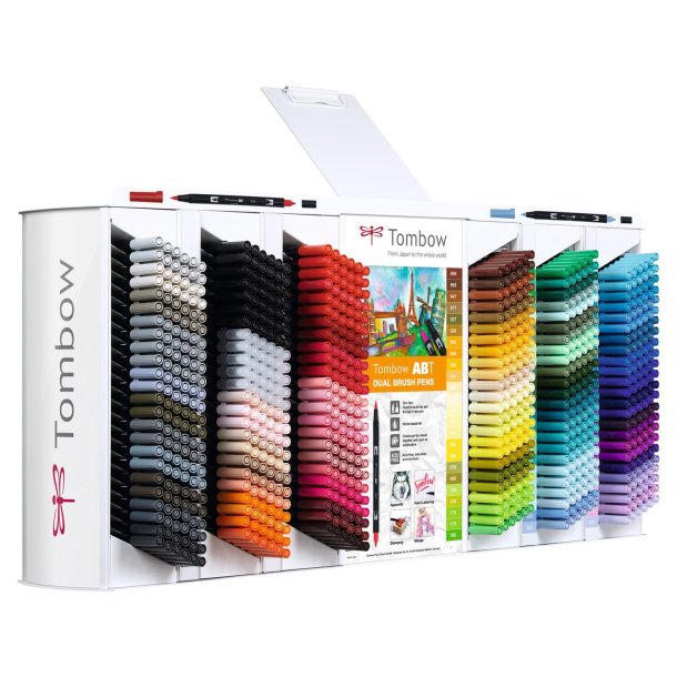 Marker ABT Dual Brush Pen tomt display til 864 stk.  
