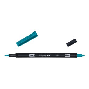 Marker Tombow ABT Dual Brush 407 tiki teal