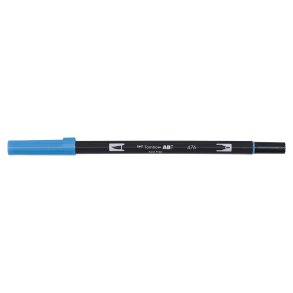 Marker Tombow ABT Dual Brush 476 cyan