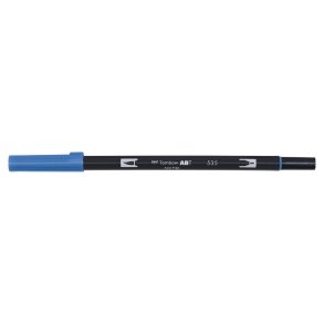 Marker Tombow ABT Dual Brush 535 cobalt blue