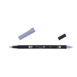 Marker Tombow ABT Dual Brush 553 mist purple