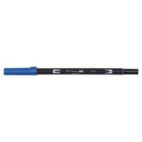 Marker Tombow ABT Dual Brush 555 ultramarine