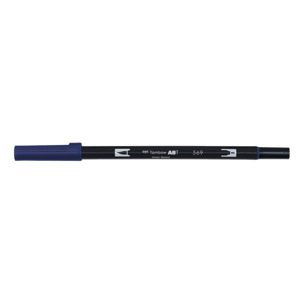 Marker Tombow ABT Dual Brush 569 jet blue