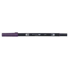 Marker Tombow ABT Dual Brush 679 dark plum