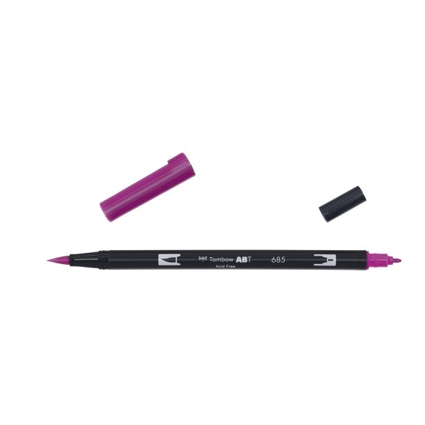 Marker Tombow ABT Dual Brush 685 deep magenta