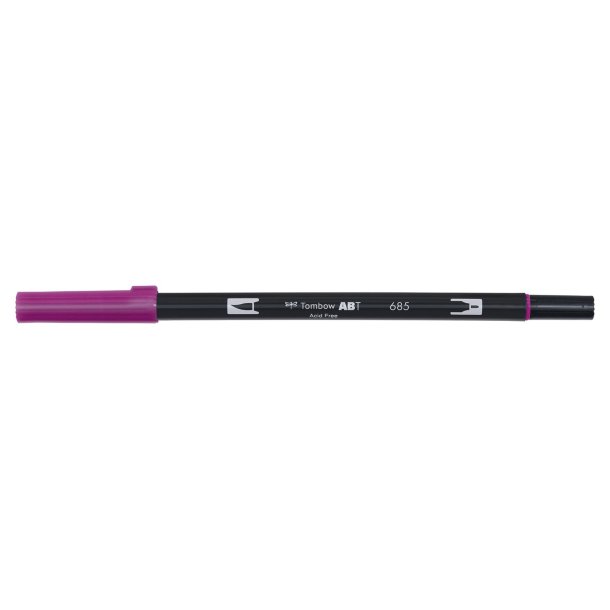 Marker Tombow ABT Dual Brush 685 deep magenta