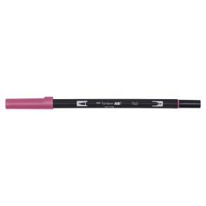 Marker Tombow ABT Dual Brush 743 hot pink